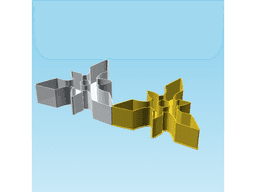 Shuriken 0067, nestable box (v2) 3d model