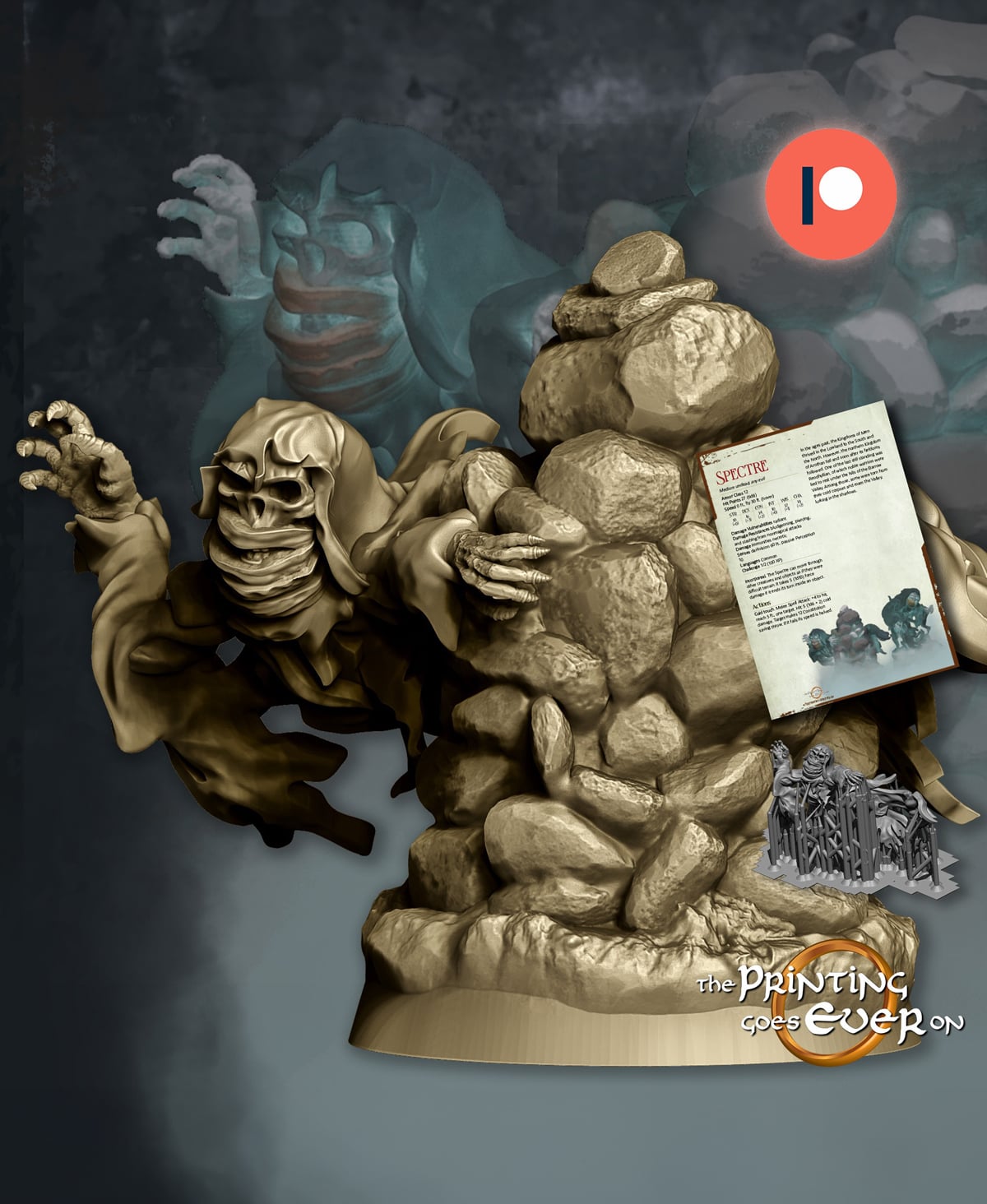 Undead from the Barrow Valley 3d model