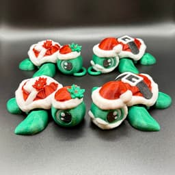 Mr. and Mrs. Claus Turtles 3d model