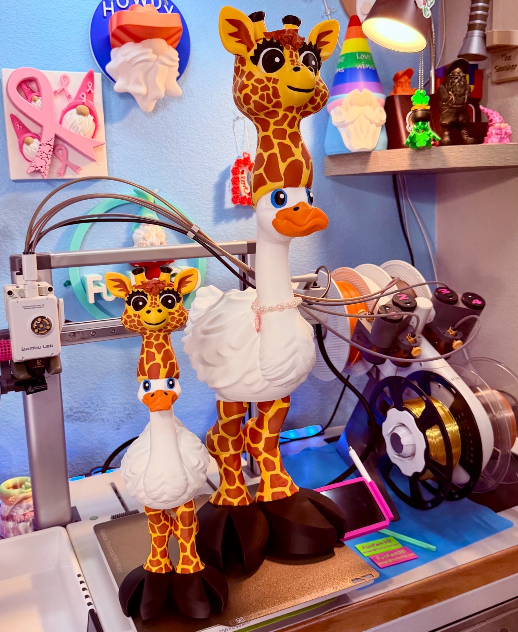 Giraffe Goose Gear for Porch Goose 3d model