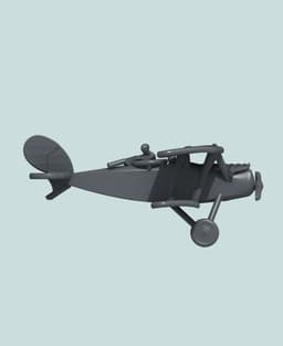 1:144 Halberstadt CL.IV (short) 3d model