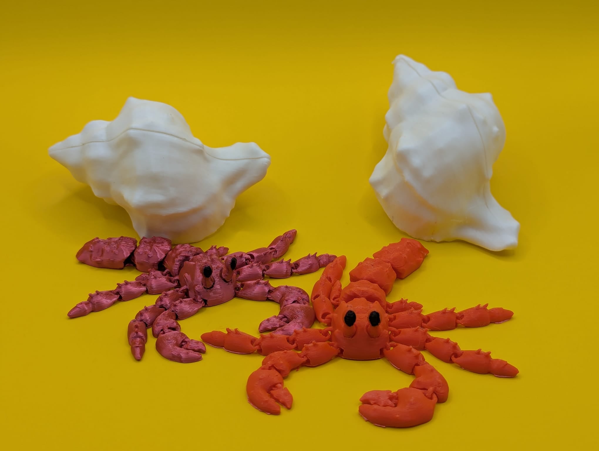 Articulated hermit crab 3d model