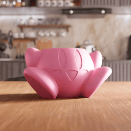 Kirby Character Planter 3d model