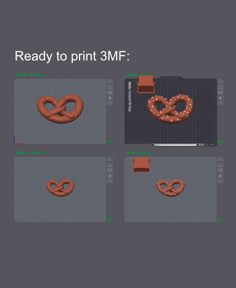 Carabiner Pretzel 3d model