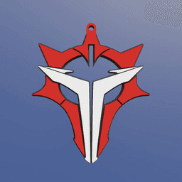 Talon Logo Keychain - Overwatch Prop - Easy Print 3d model