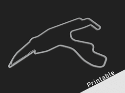 Circuit de Spa-Francorchamps wall art 3d model