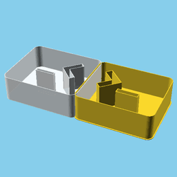 Console Prompt, nestable box (v1) 3d model