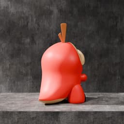 Fuecoco Tissue holder 3d model
