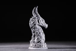 Floral Dragon (Pre-Supported) 3d model