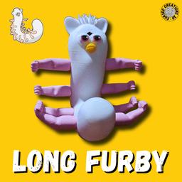 Long Furby Meme 3d model