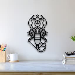 Scorpion Wall Art 3d model