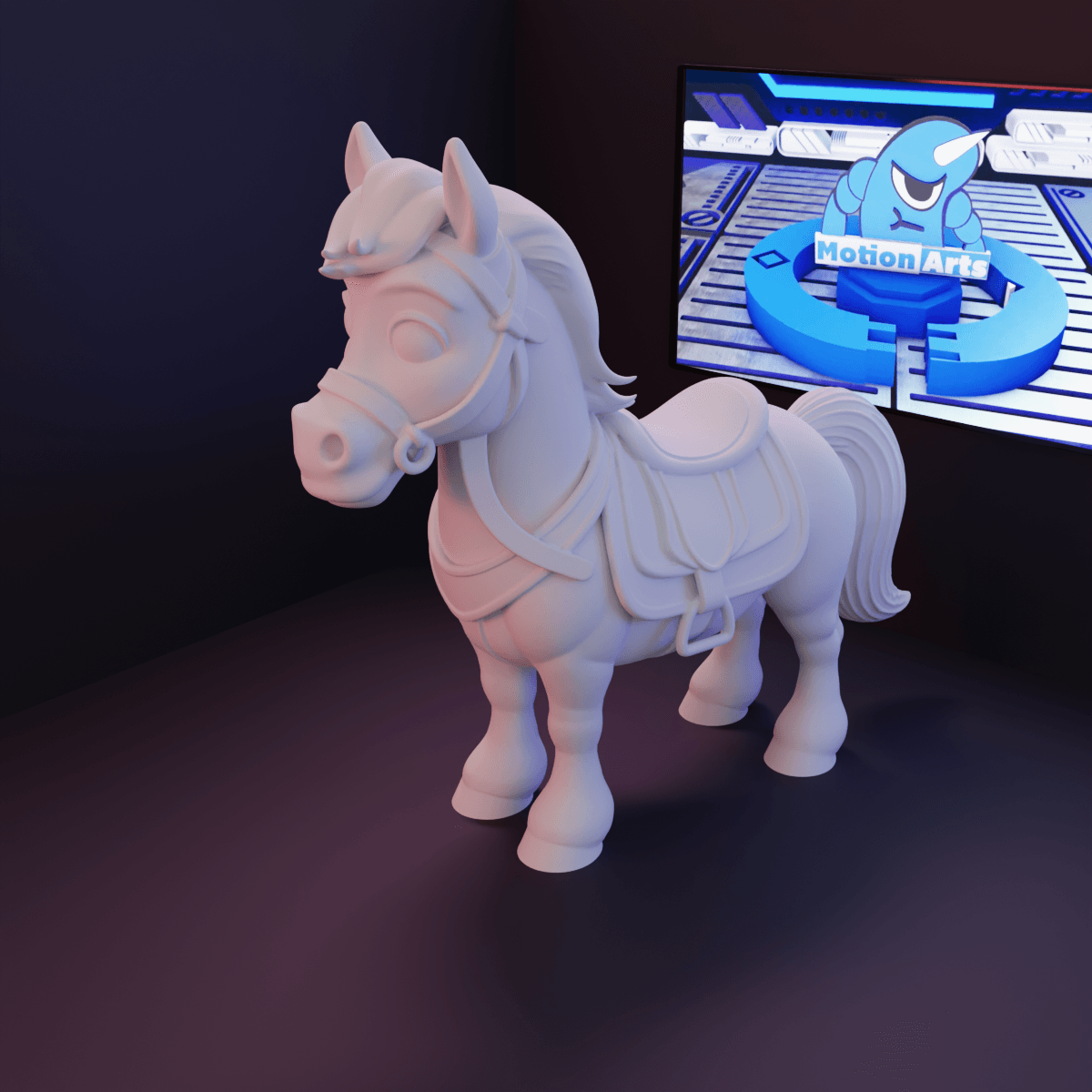 Cavalo cartoon.stl 3d model