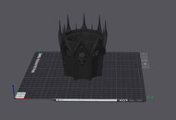 nightspire plant pot 3d model