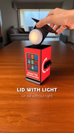 COASTER DISPENSER | For TULLE COASTERS 3d model