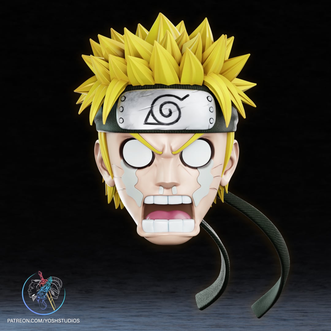 Anime Ninja Mask 3D Printer STL File 3d model