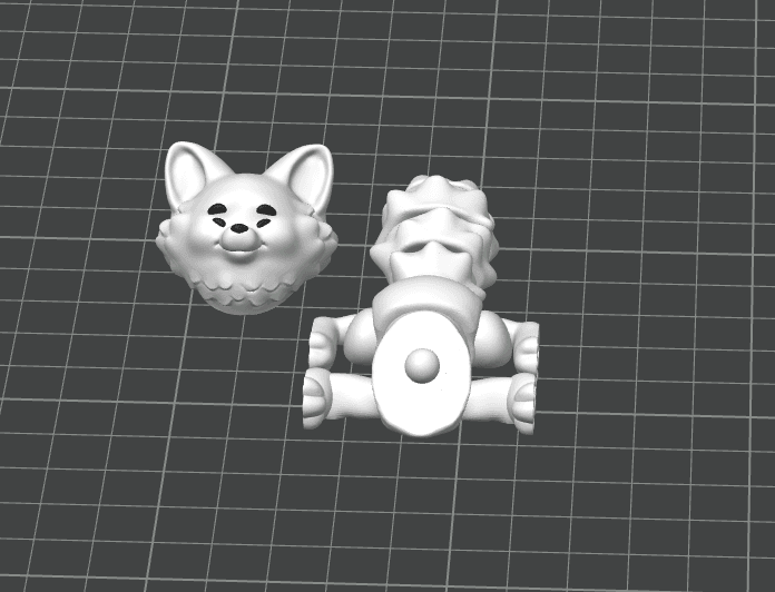 3DL Arctic Fox 3d model