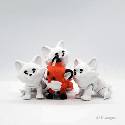 3DL Arctic Fox 3d model