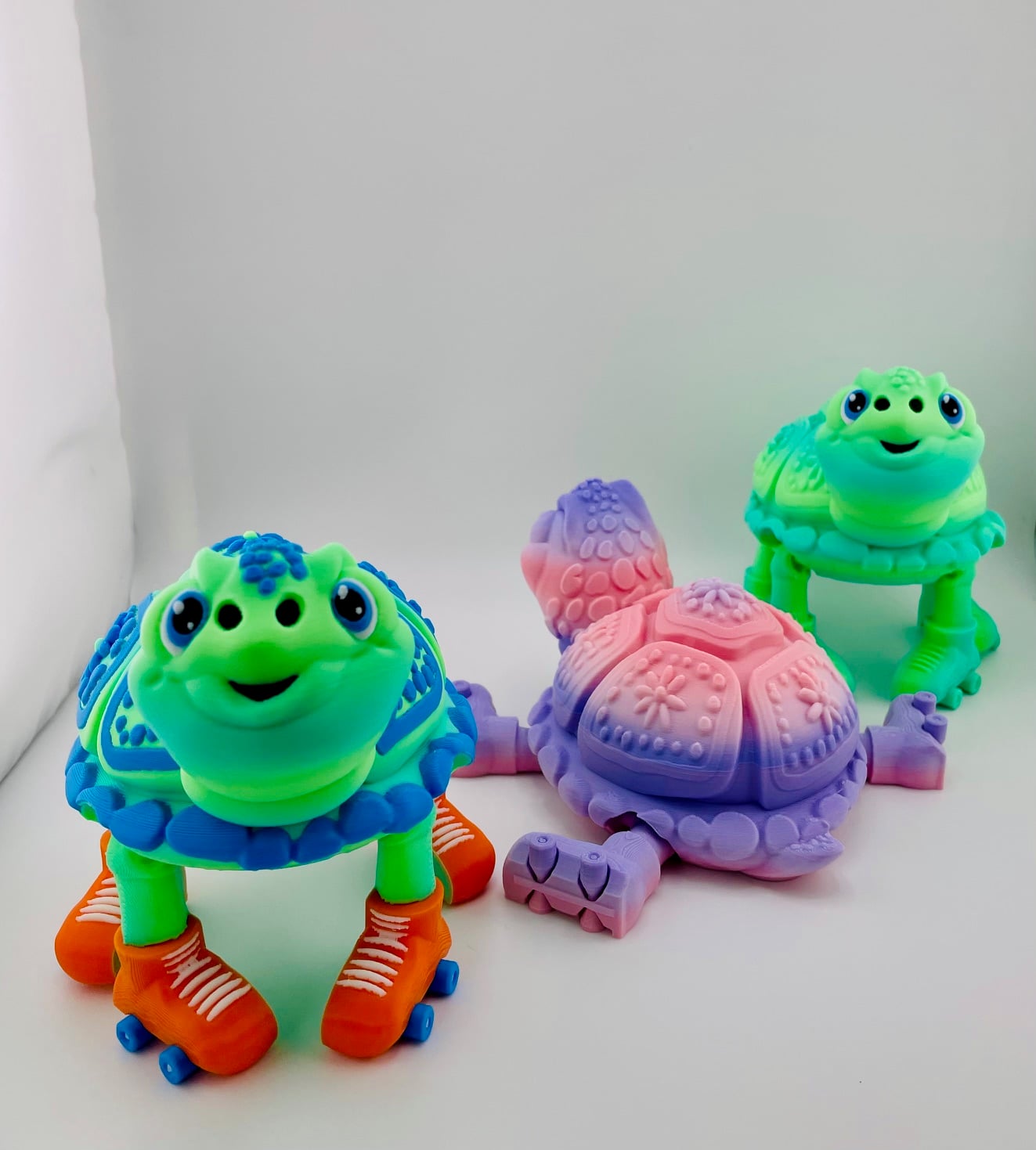 Turtle Roller Skate Flexi 3d model