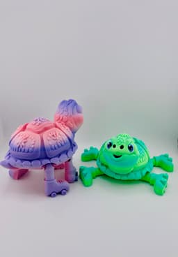 Turtle Roller Skate Flexi 3d model