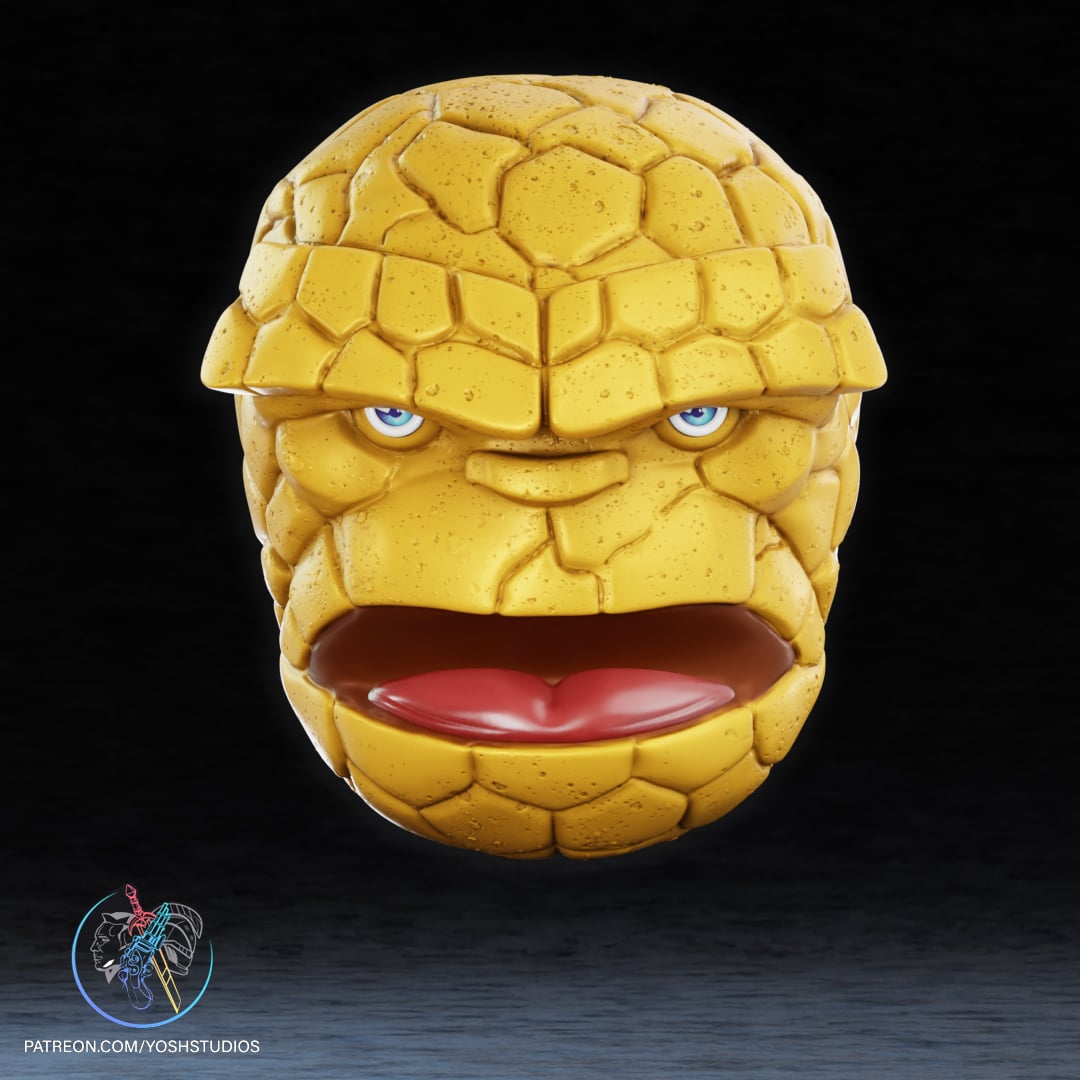Comic Thing Mask 3D Printer STL File 3d model