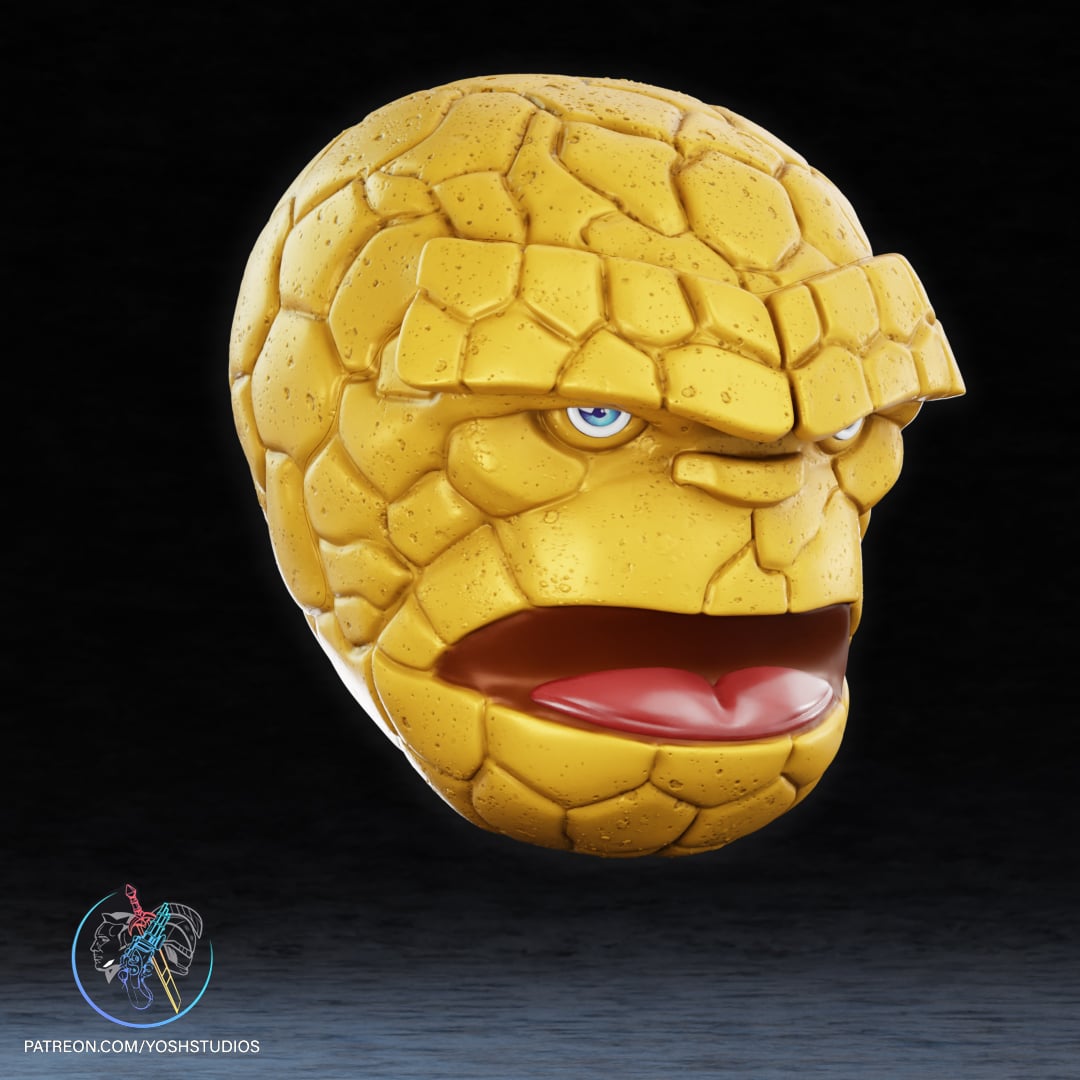 Comic Thing Mask 3D Printer STL File 3d model