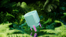 Plant Pot L: 3 Designs 3d model