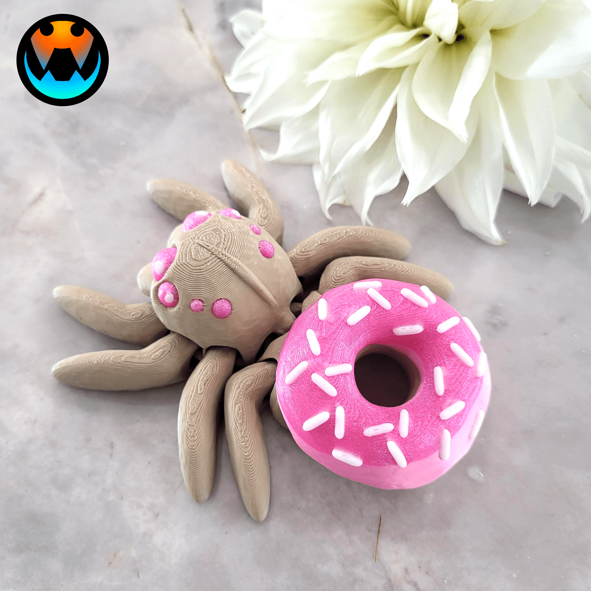 Tiny Donut Spider 3d model