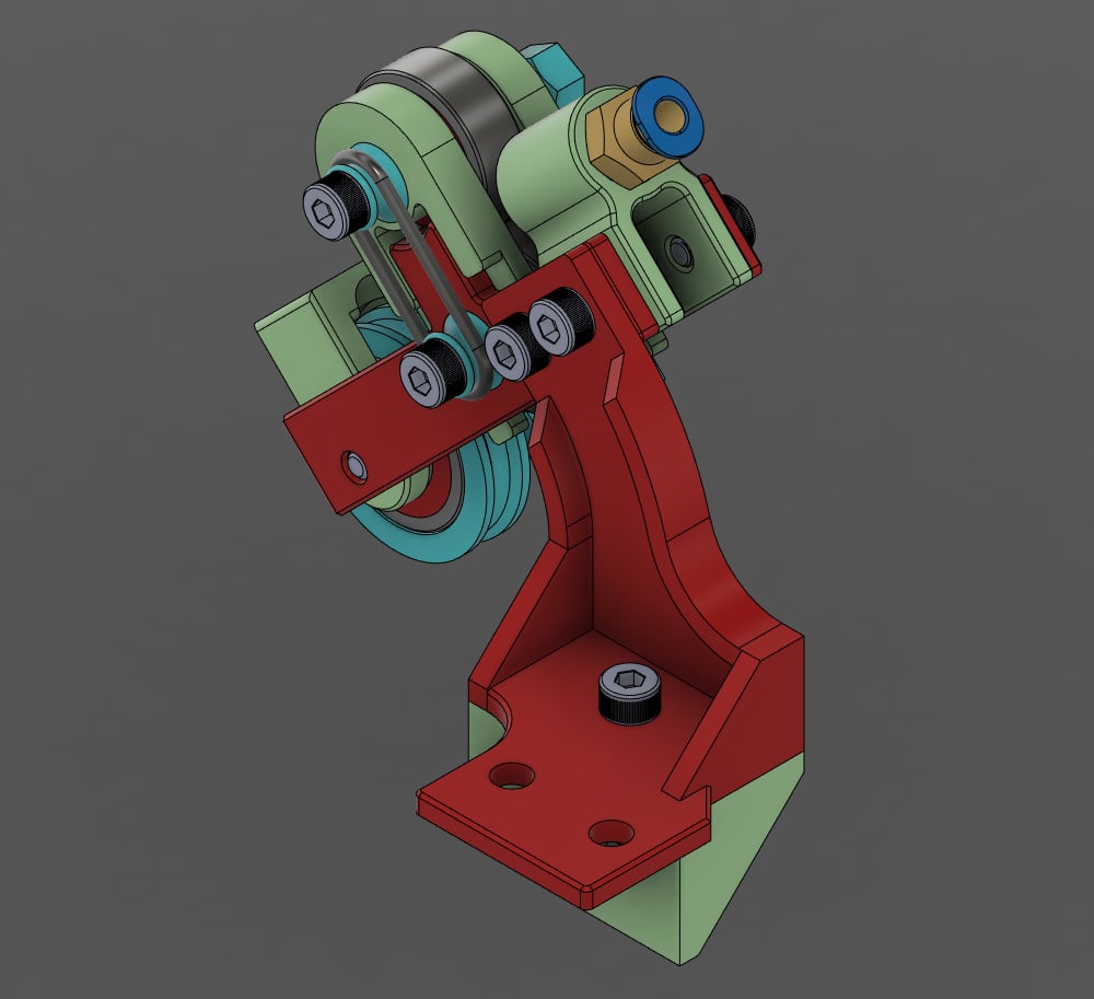 Filament Runout Sensor Mech 3d model