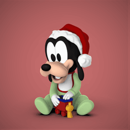 Baby Goofy -Christmas 3d model