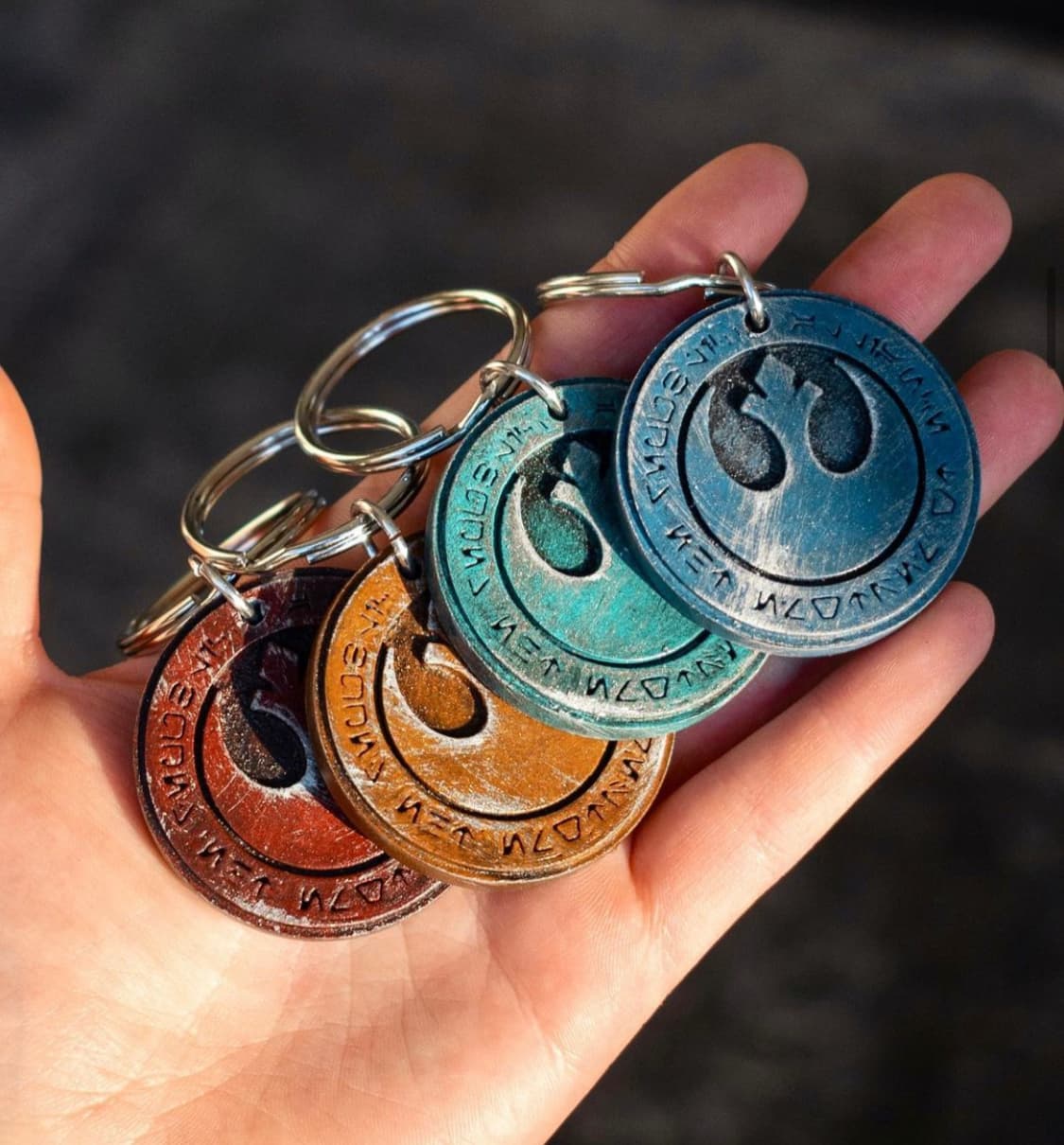 Rebel Keychain Pendant - Star Wars 3d model