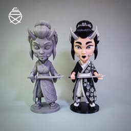 Hannya Chibi 3d model