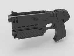 Dredd Lawgiver 3d model