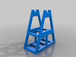 Spool holder with minimal filament bending while feeding 3d model