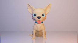 Chihuahua By Colors 3d model