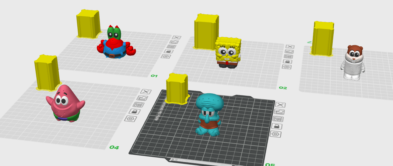 Free SpongeBob SquarePants character MegaLab3D 3d model