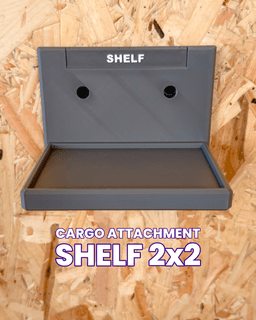 Shelf 2x2 - Cargo Attachment 3d model