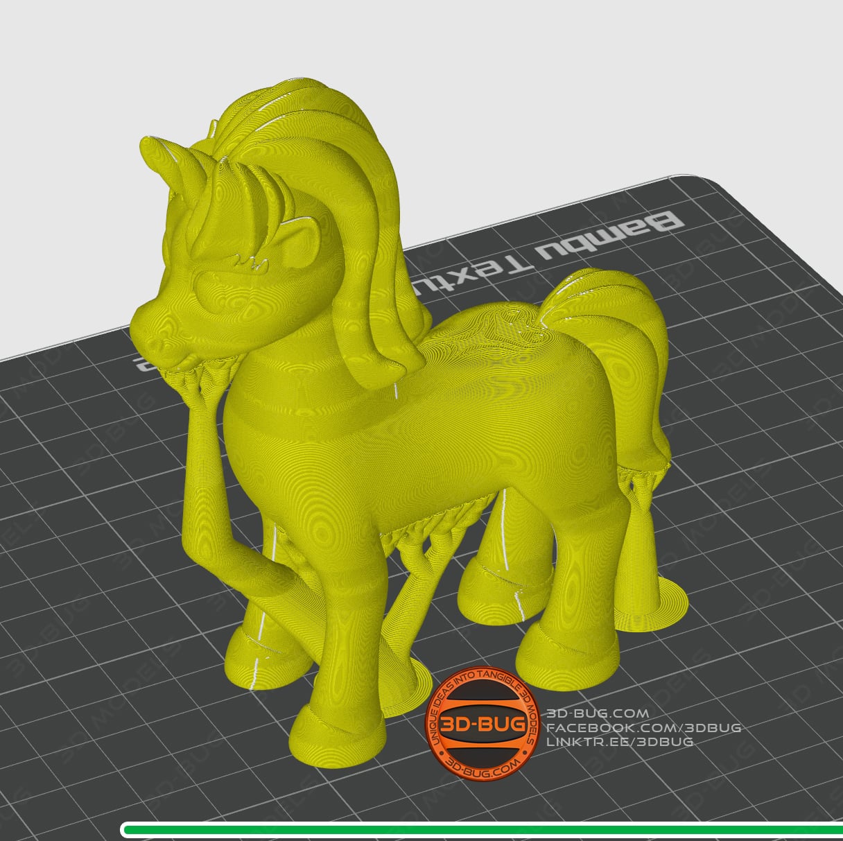 Stylized unicorn 3d model