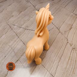 Stylized unicorn 3d model