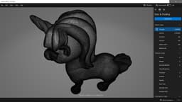 Stylized unicorn 3d model