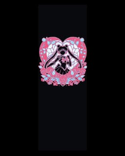 Sailor Moon in neon lights - Set of bookmarks 3d model