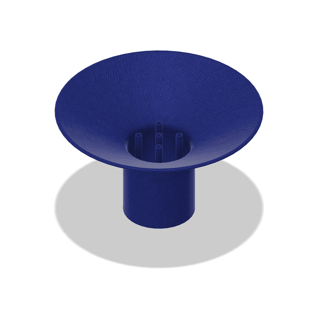 MINIMALIST MULTI INCENSE STICKS ASH HOLDER 3d model
