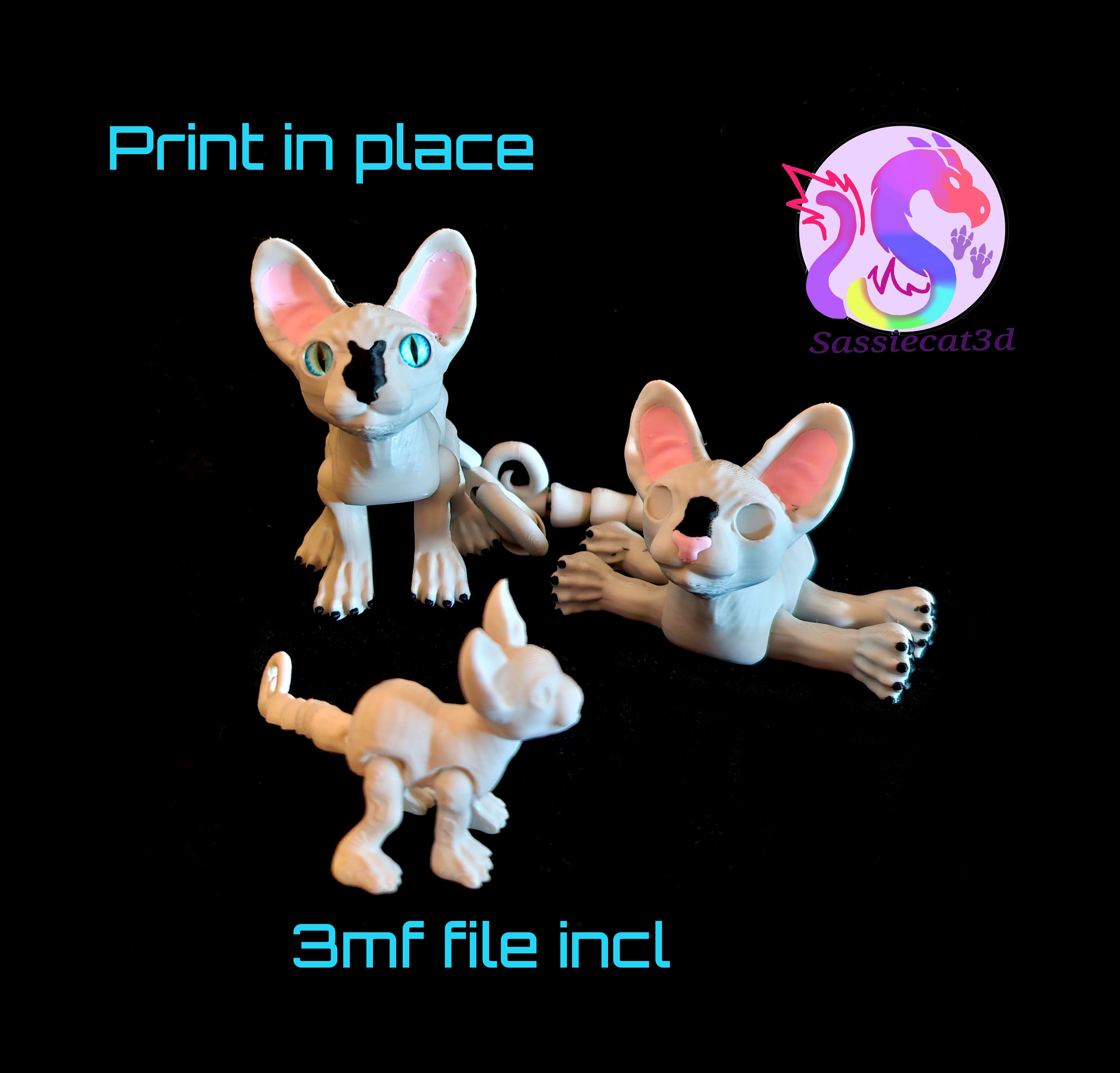 Sphynx cat mini *Personal Use* 3d model