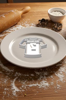 Griezmann Cookie Cutter, Biscuit Cutter 3d model