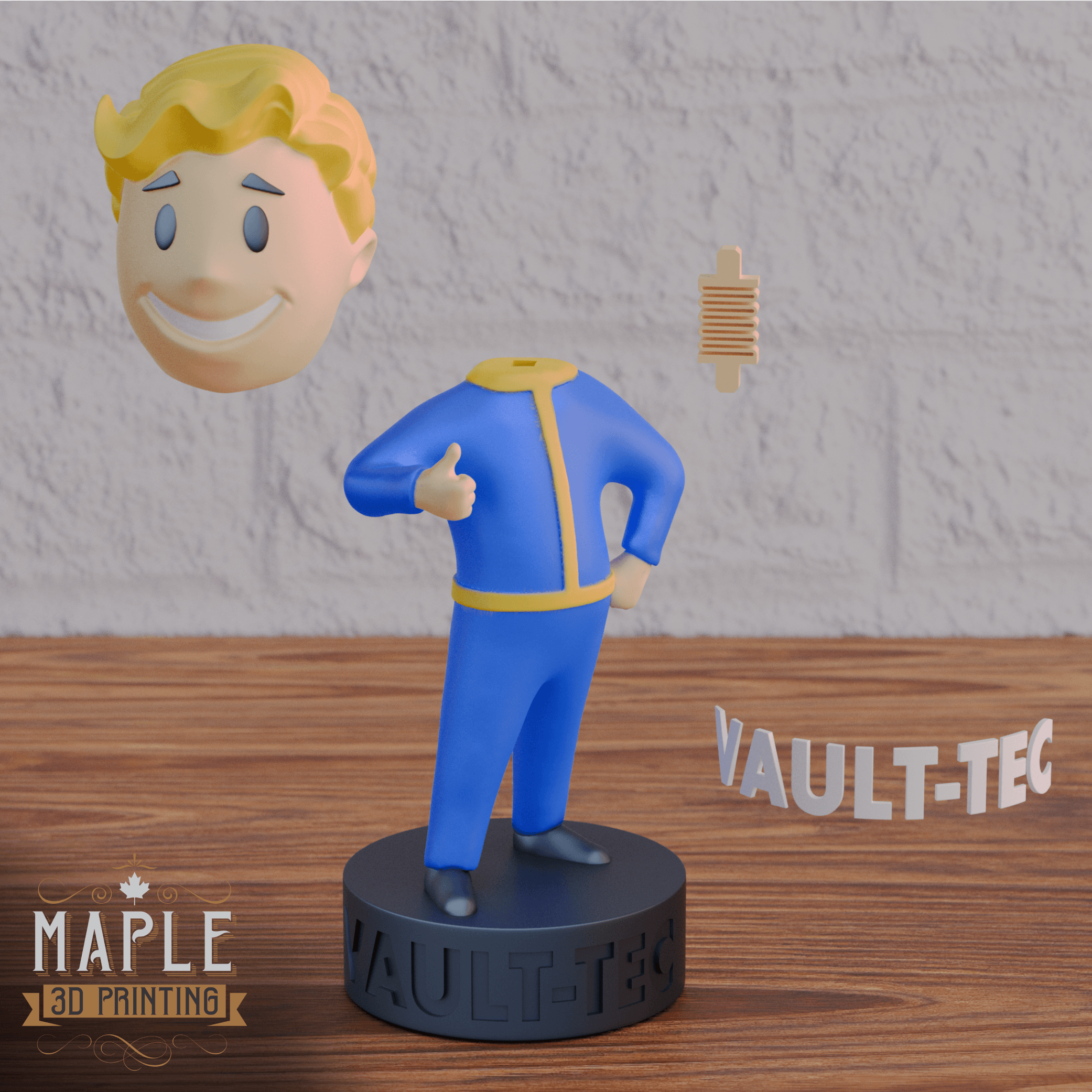 Fallout Bobble Head - Charisma 3d model