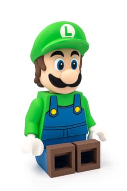 Luigi Modular Figure 3d model