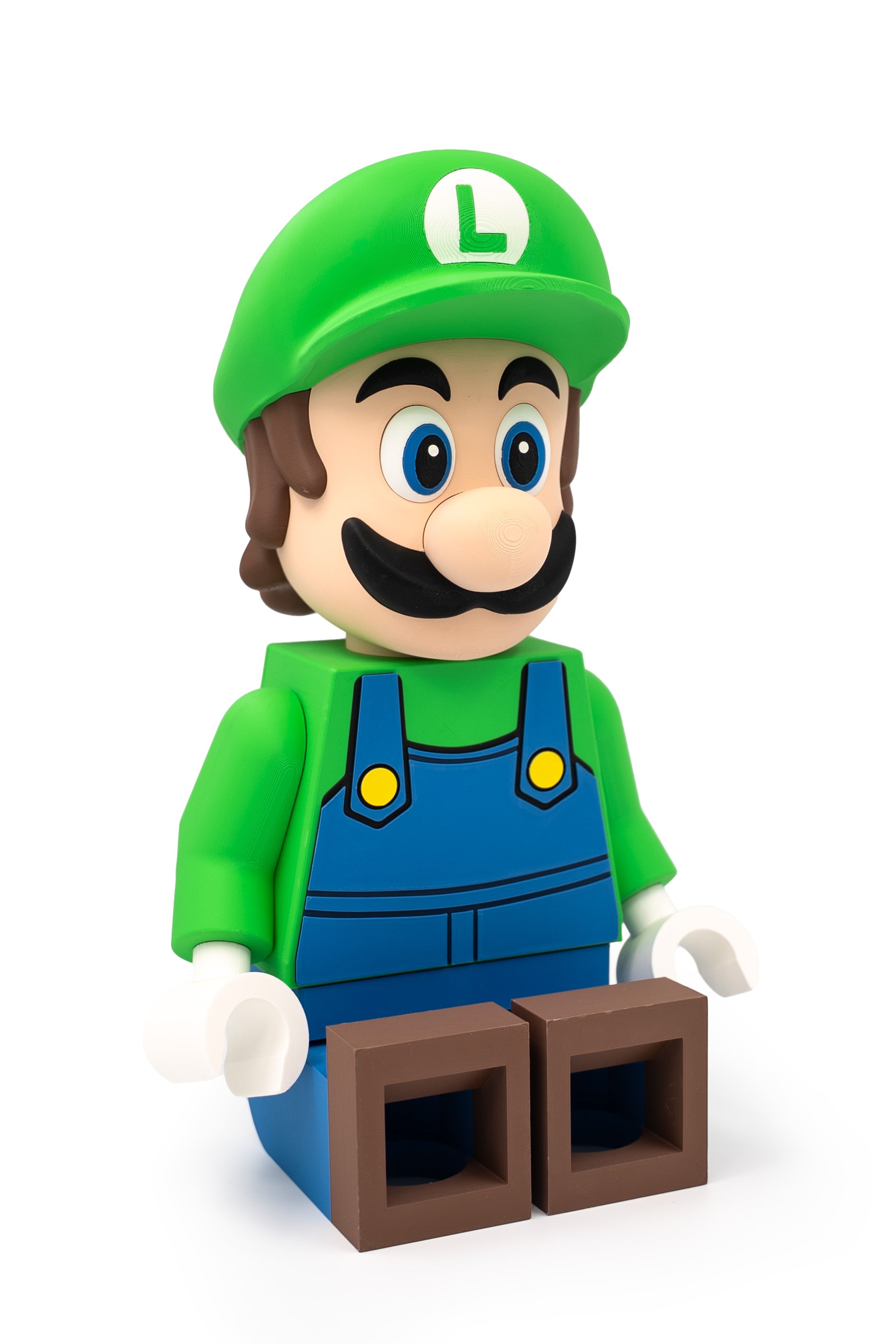 Luigi Modular Figure 3d model