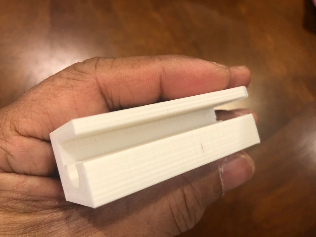 Freezer Glass Shelf Clip 3d model