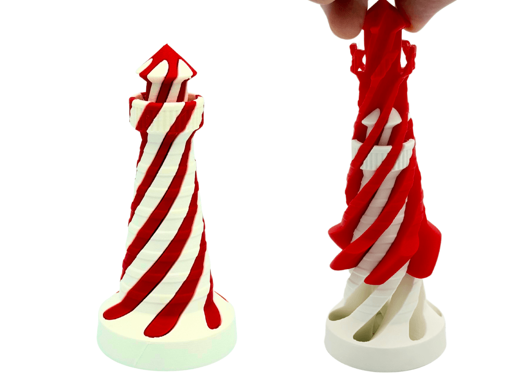 Lighthouse Spiral Passthrough Fidget 3d model