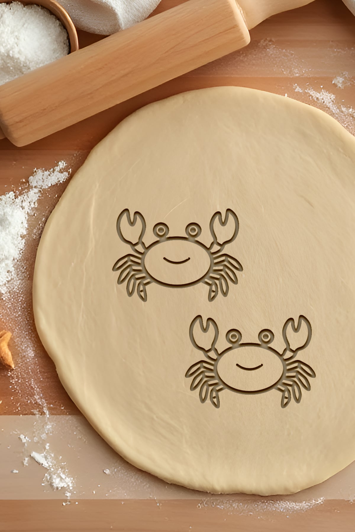 Crab Cookie Cutter, Biscuit Cutter 3d model