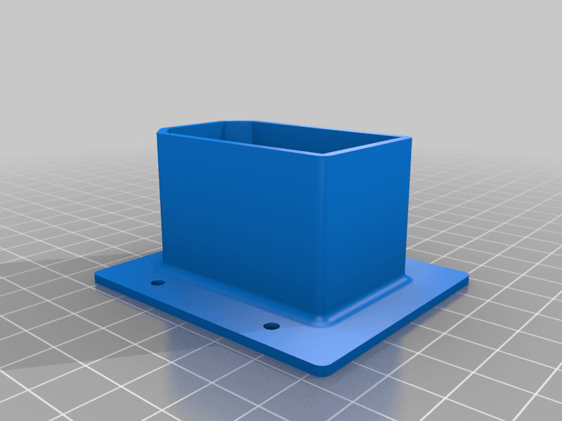 Switched AC Inlet housing 3d model